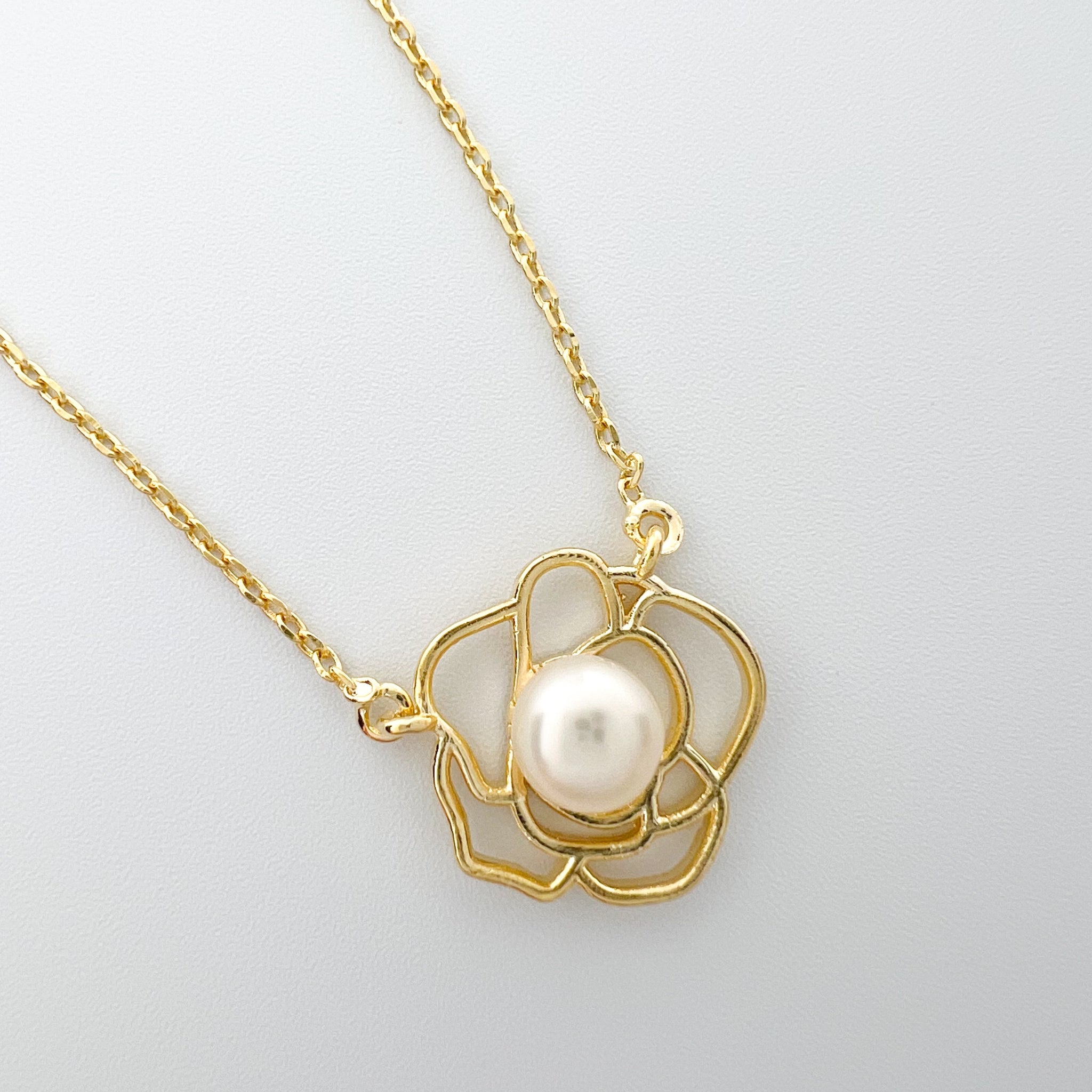 Flora Pearl Necklace フローラ パールネックレス
