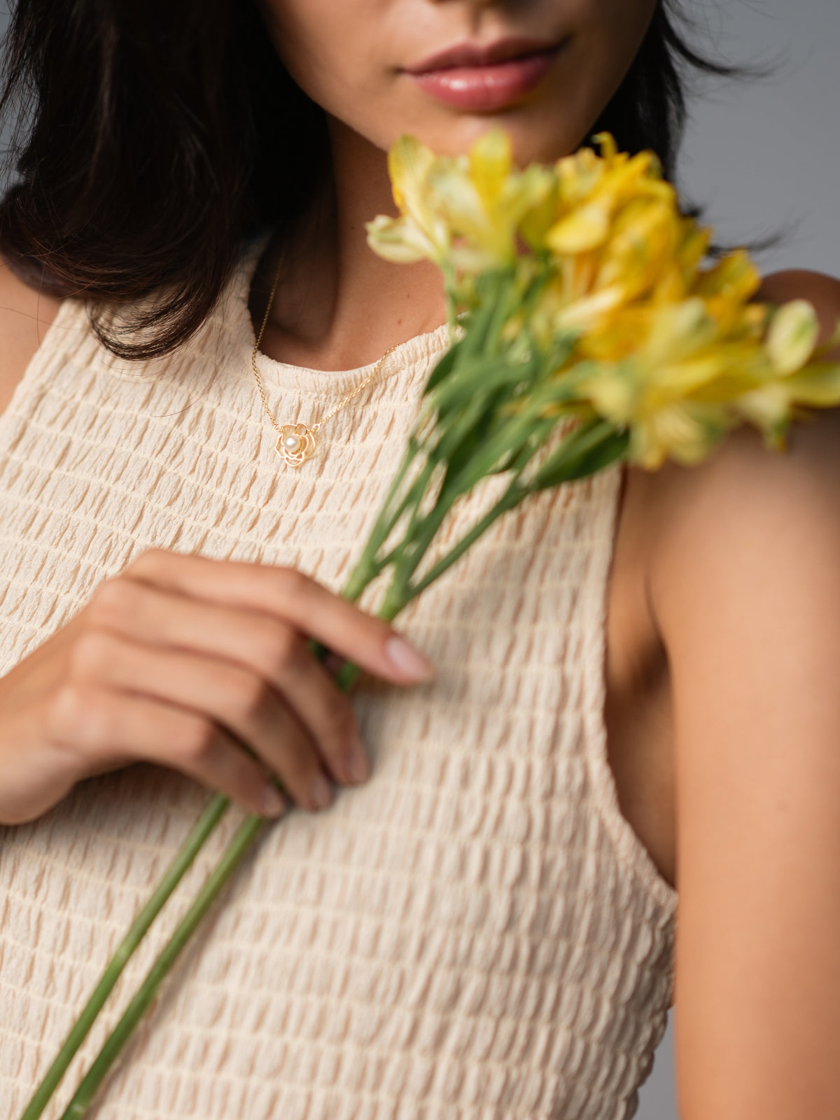 Flora Pearl Necklace フローラ パールネックレス